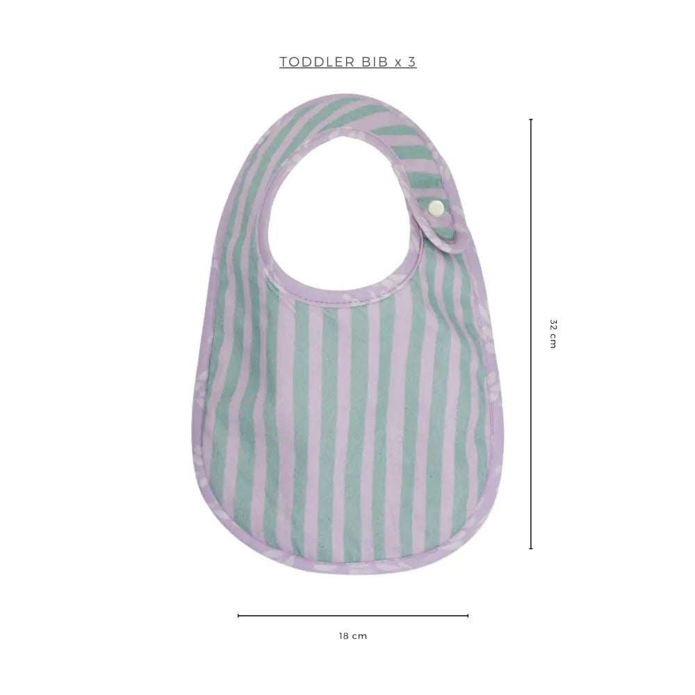 Abracadabra Cotton Jersey Newborn Bib Set (Pack of 3) - Puppy Love - 0-12 Months