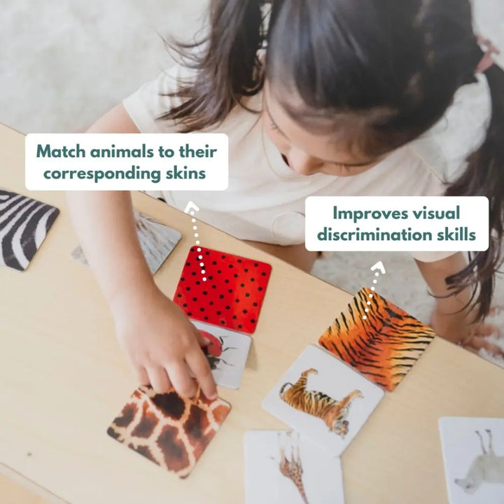 Curious Cub Montessori Box 14 | 7-Piece Sensory &amp; Cognitive Toy Kit | Memory Game, Mosaic Board &amp; More | 2.9 Yrs+