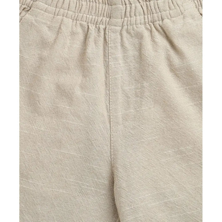 Sweetlime By AS Baby Boys Tropical Bloom Cotton Co-ord Set - Olive &amp; Beige