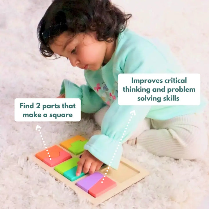 Curious Cub Montessori Box 13 | 7-Piece STEM &amp; Life Skills Toy Set | Balance Scale, Cleaning Set &amp; More | 2.5 Yrs+