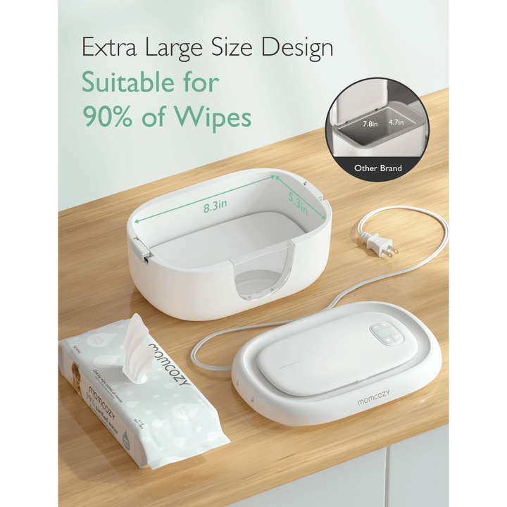 Momcozy Health Care Baby Wipe Warmer White