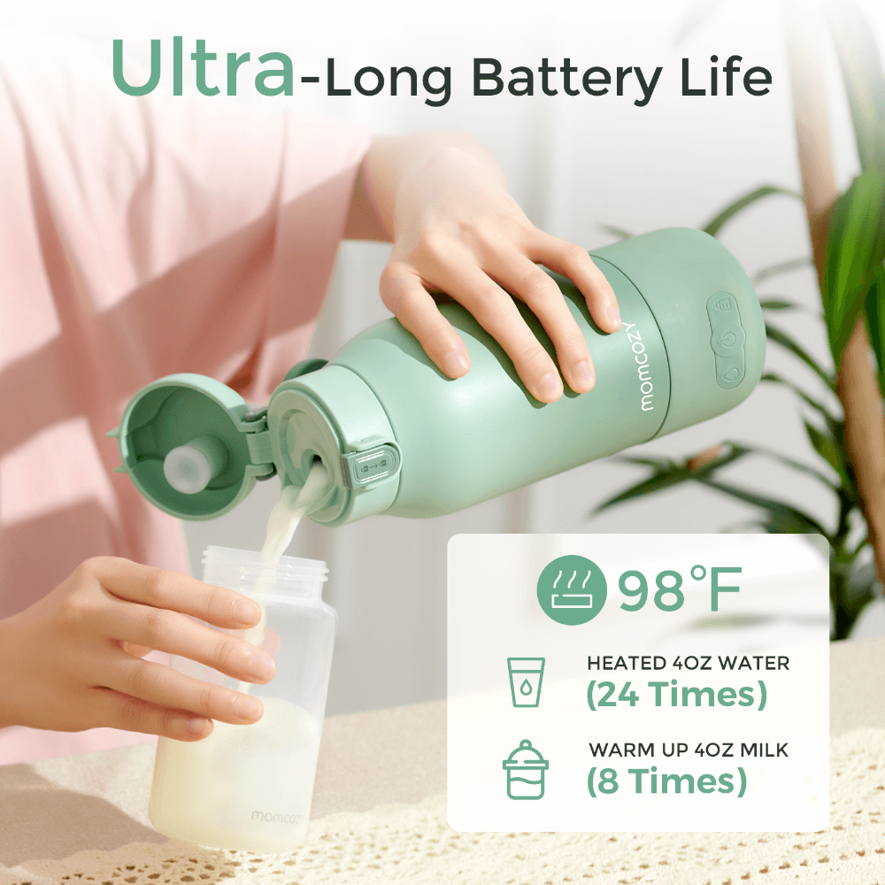 Momcozy Sterilizers &amp; Warmer Portable Breast Milk &amp; Water Warmer - Green