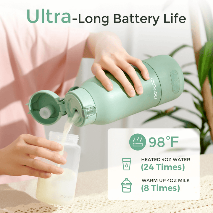 Momcozy Sterilizers &amp; Warmer Portable Breast Milk &amp; Water Warmer - Green