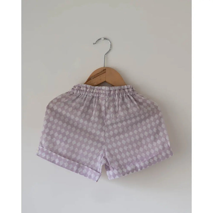 Love The World Today Shared Secrets Co-Ord In Lilac Rhombus For Boys
