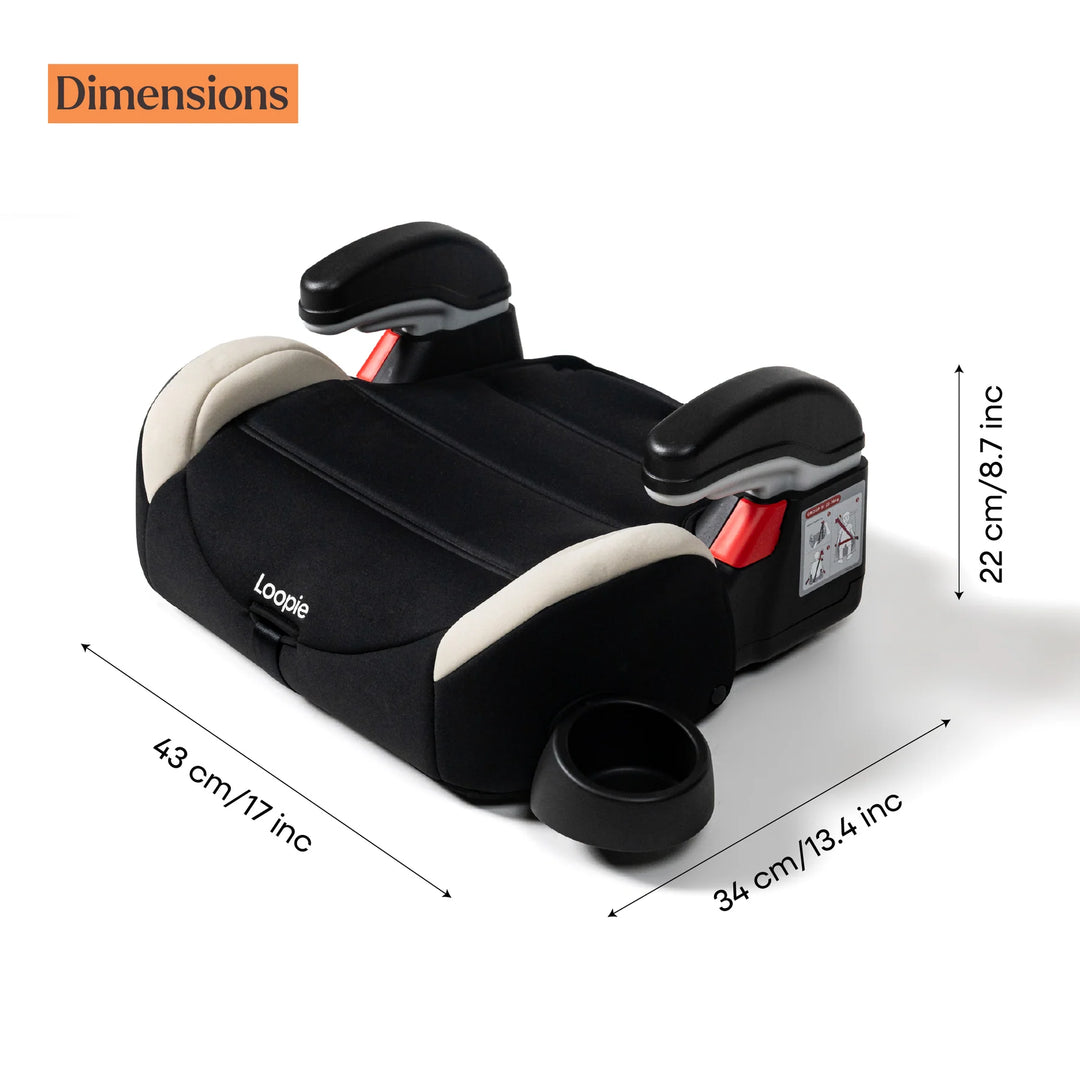 Loopie Lift | Booster Car Seat - Black