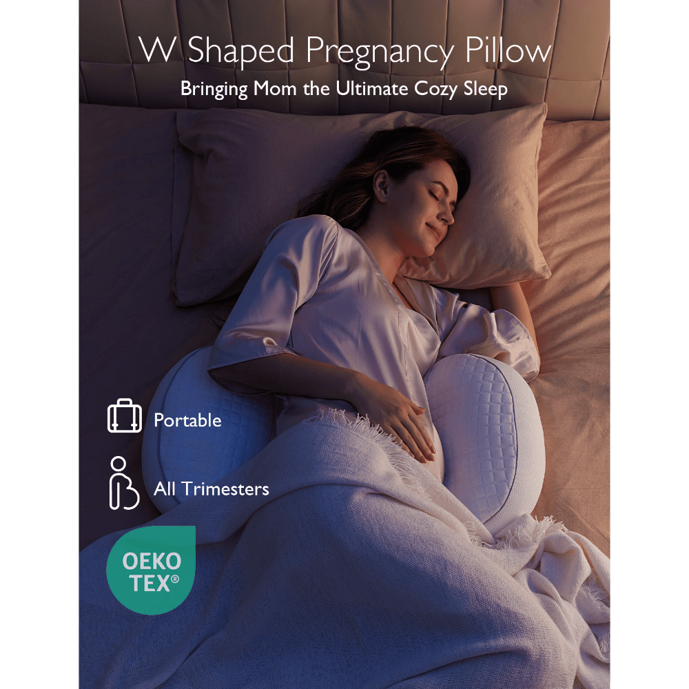 Momcozy Maternity Accessory Portable Maternity Pillow - Grey