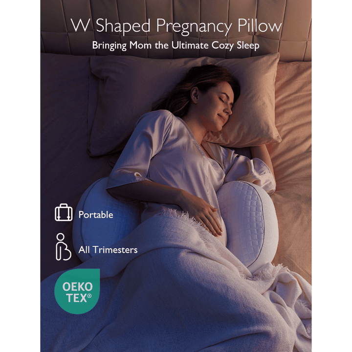 Momcozy Maternity Accessory Portable Maternity Pillow - Grey