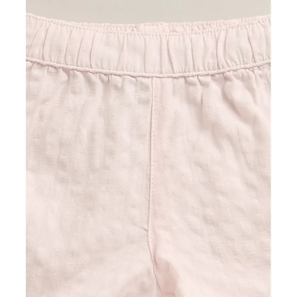 Sweetlime By As The Sunset Safari Cotton Co-ord Set - White &amp; Pink