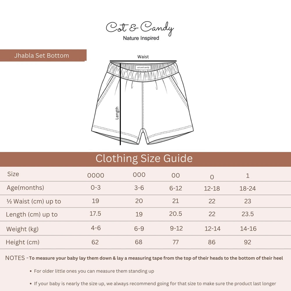 Cot &amp; Candy Baby Baby Organic Muslin Clothing Set - Green Check print