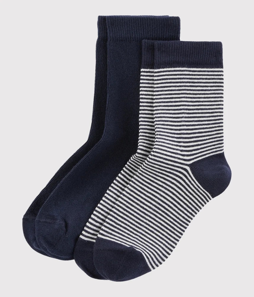 Petit Bateau Baby Boy Cotton Socks 2-Pack