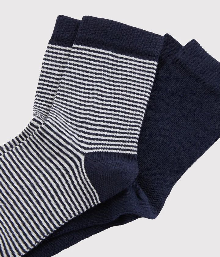 Petit Bateau Baby Boy Cotton Socks 2-Pack