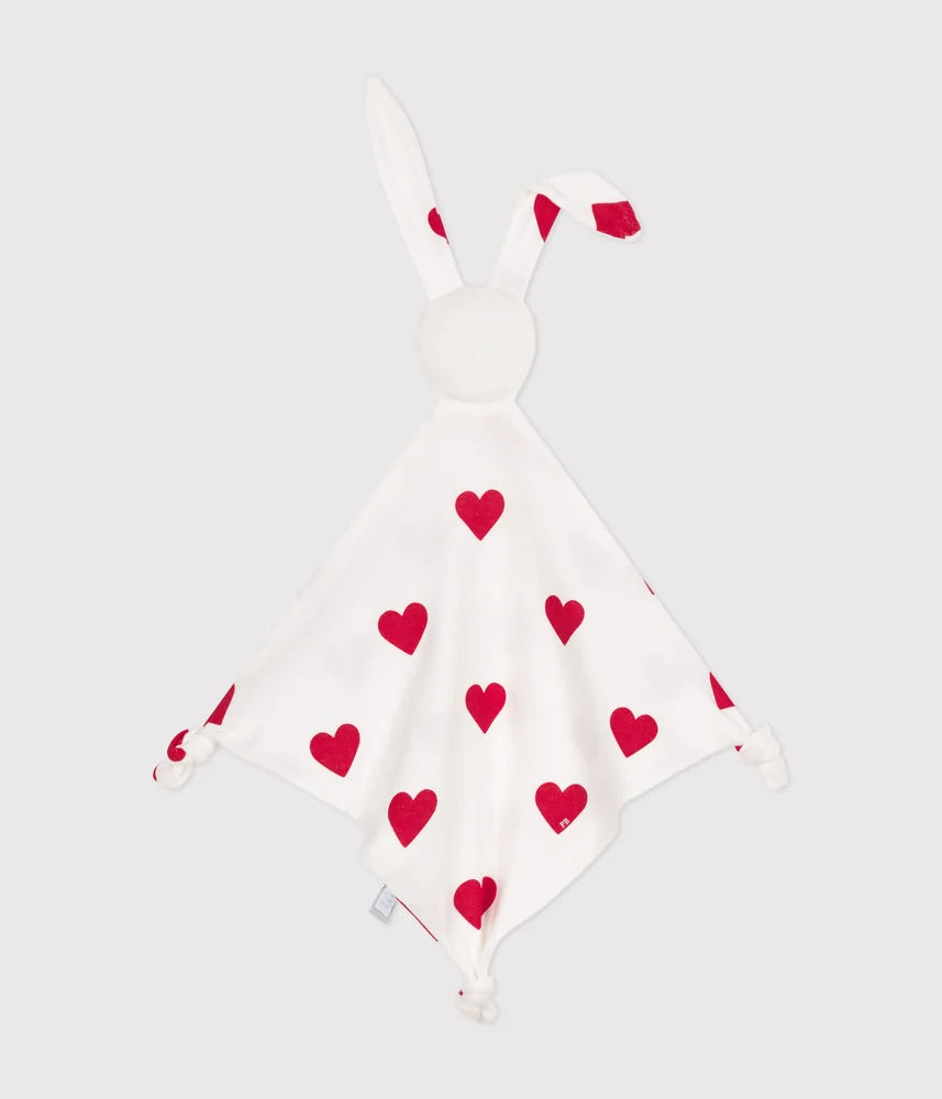 Petit Bateau Unisex Heart Patterned Cotton Comforter