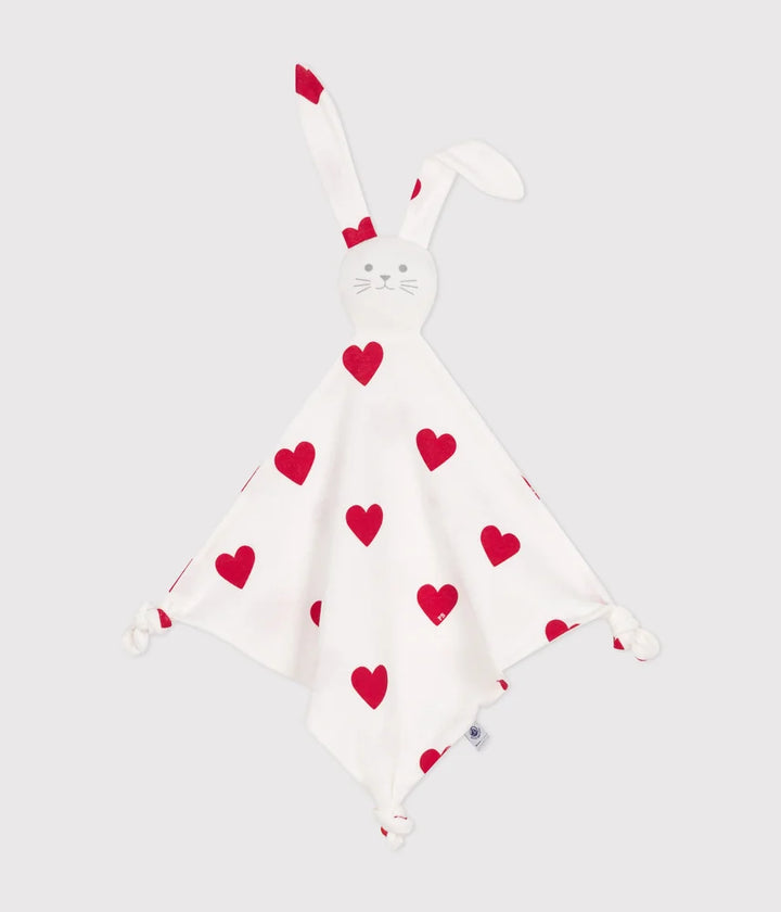 Petit Bateau Unisex Heart Patterned Cotton Comforter