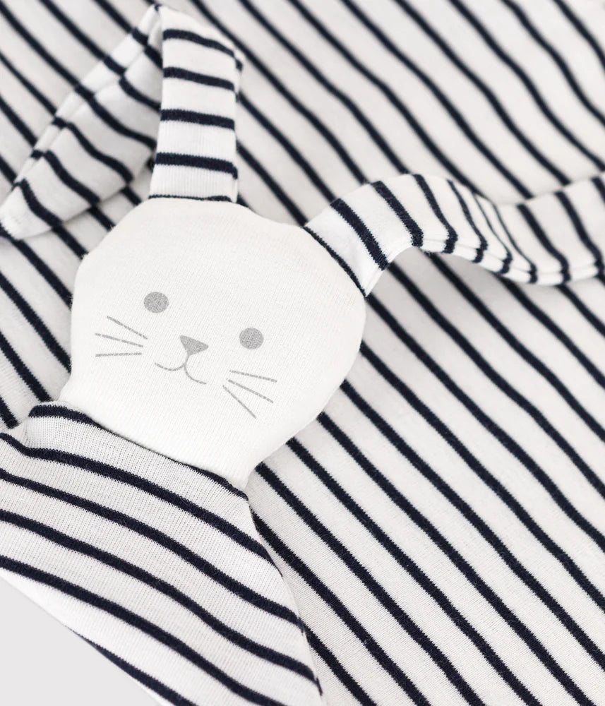 Petit Bateau Unisex Stripped Cotton Comforter