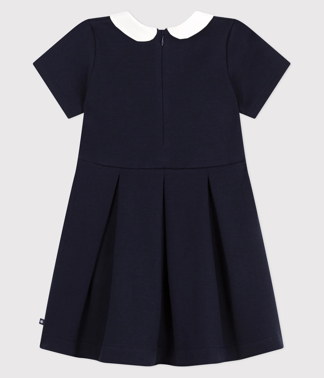 Petit Bateau Girls Cotton Short-Sleeve Dress