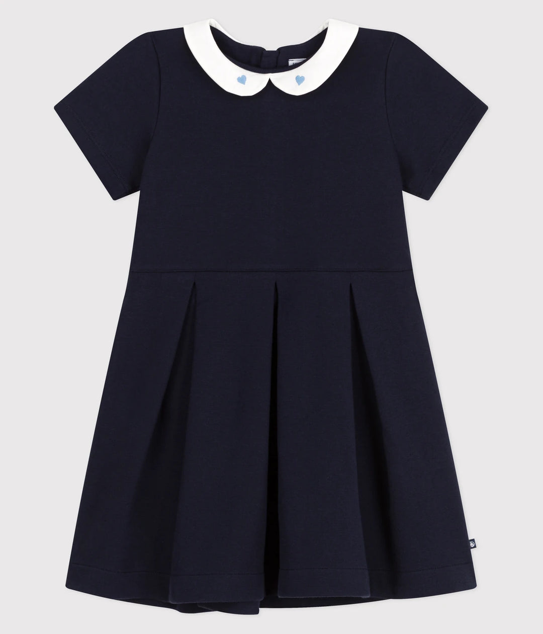 Petit Bateau Girls Cotton Short-Sleeve Dress