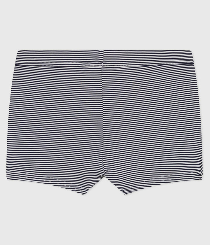 Petit Bateau Boys’ Striped Swim Shorts - Medieval