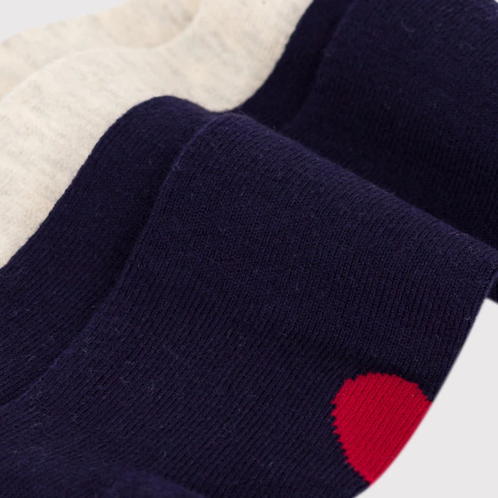 Petit Bateau Baby Girl Jersey Tights 2-Pack