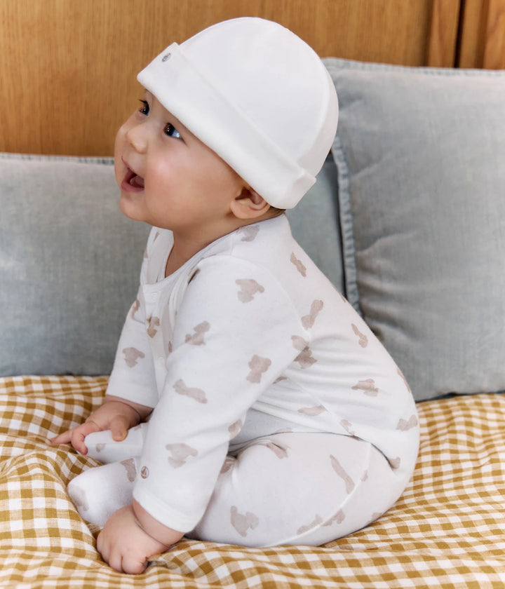 Petit Bateau Baby Unisex Printed Cotton Tubique Sleepsuit