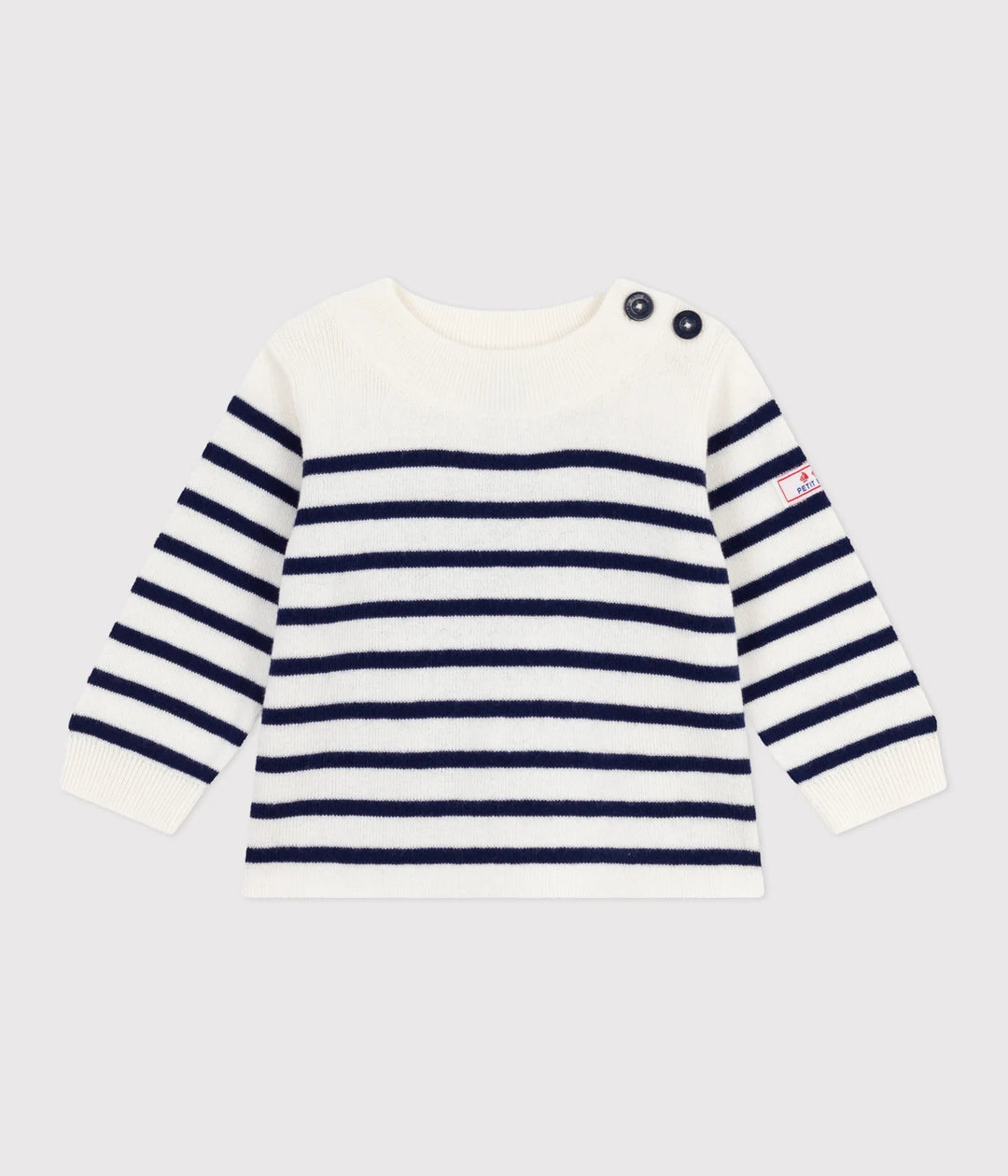 Petit Bateau Baby Boys’ Striped Cotton Sweater