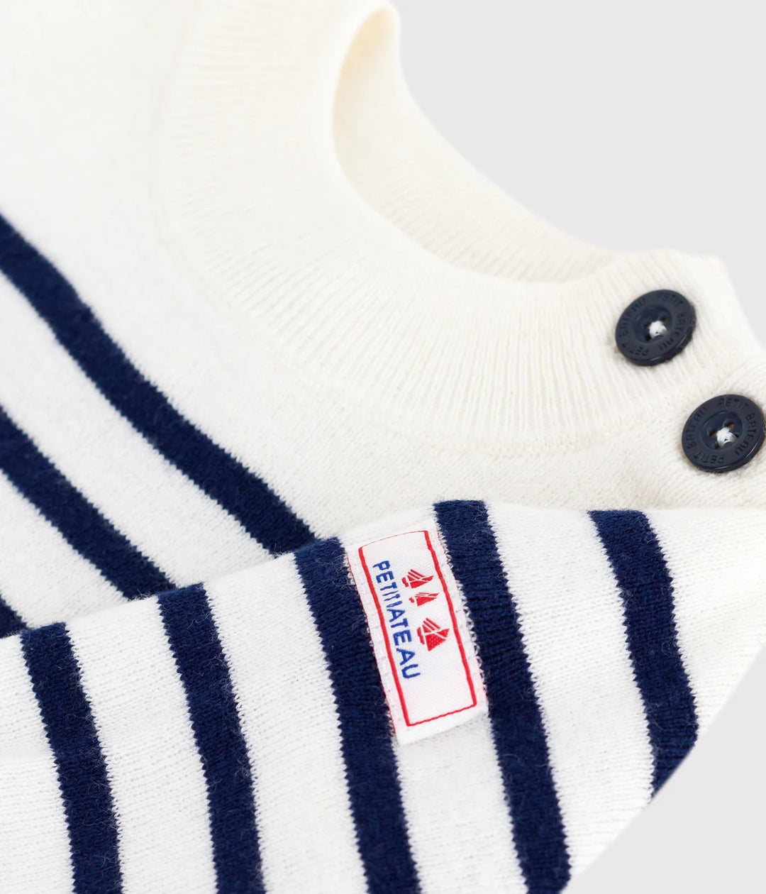 Petit Bateau Baby Boys’ Striped Cotton Sweater