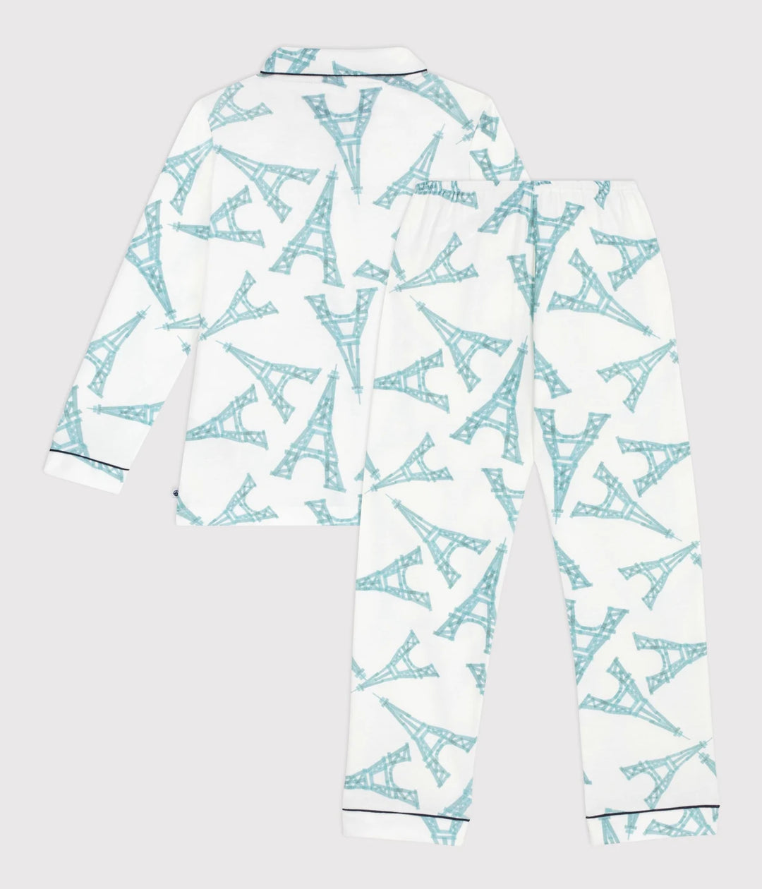Petit Bateau Kids’ Unisex Cotton Printed Pyjama Set