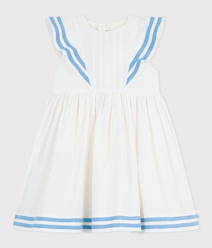 Petit Bateau Girls Cotton Sleeveless Dress