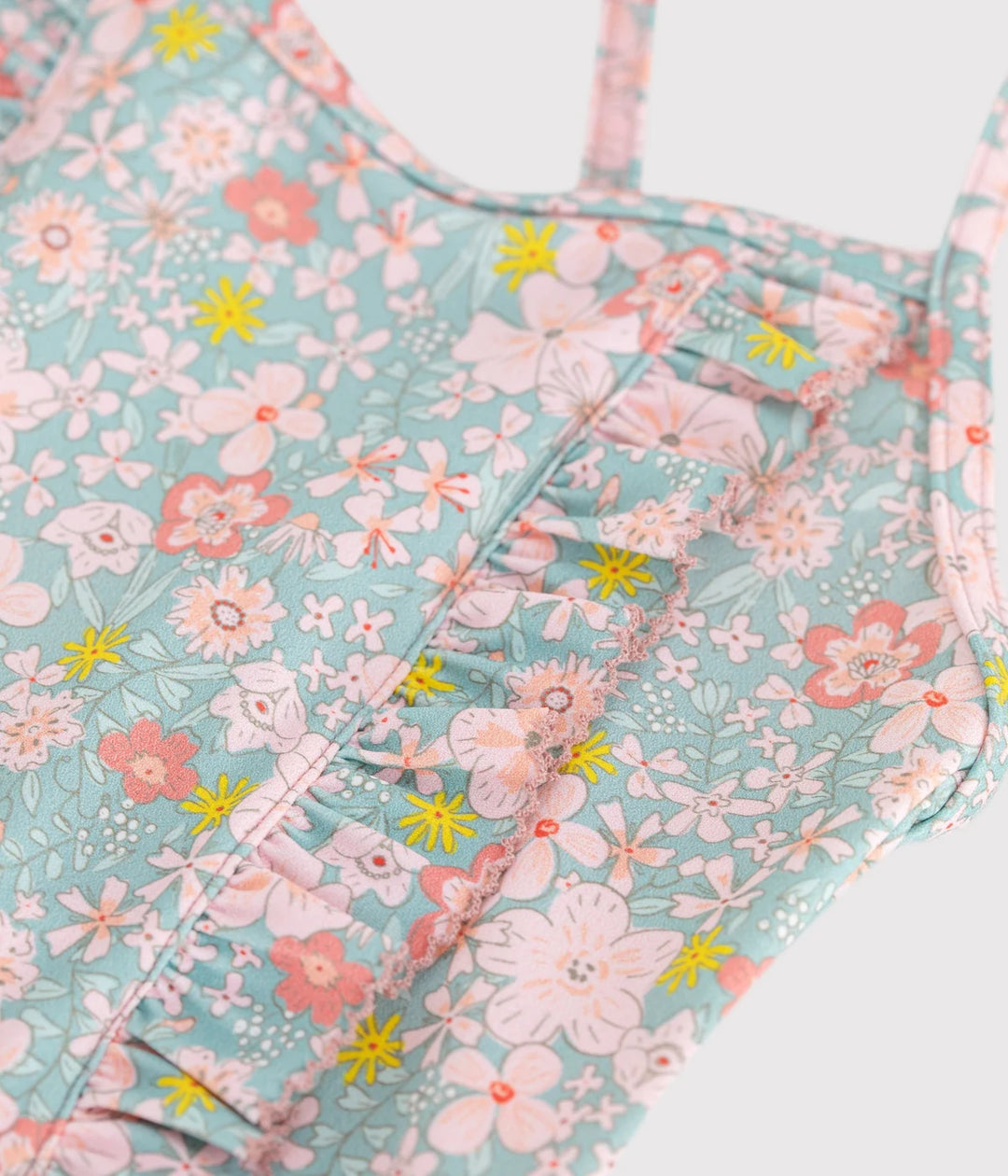 Petit Bateau Girls’ Floral One-Piece Swimsuit