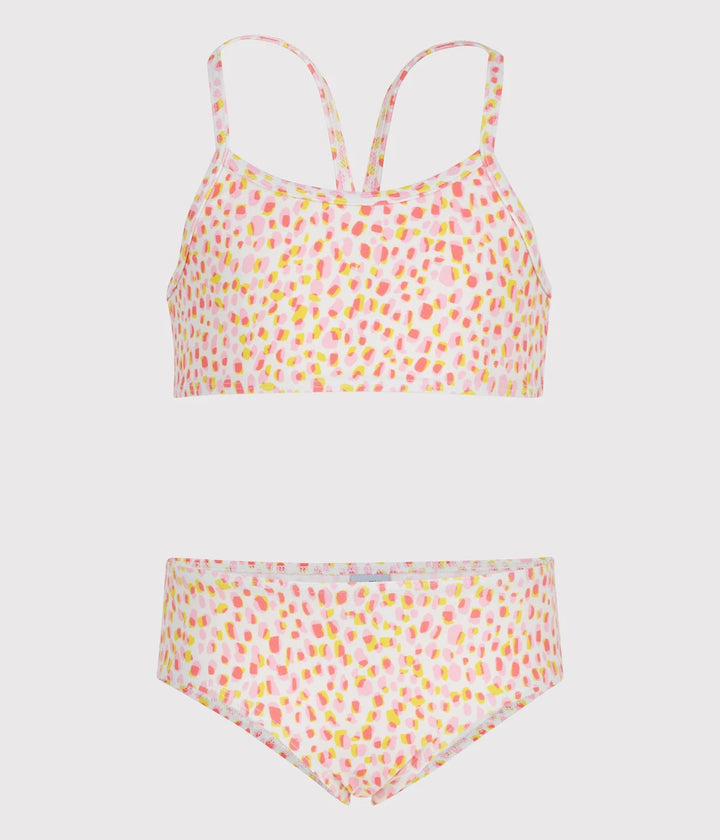 Petit Bateau Girls Floral 2-Piece Swimsuit