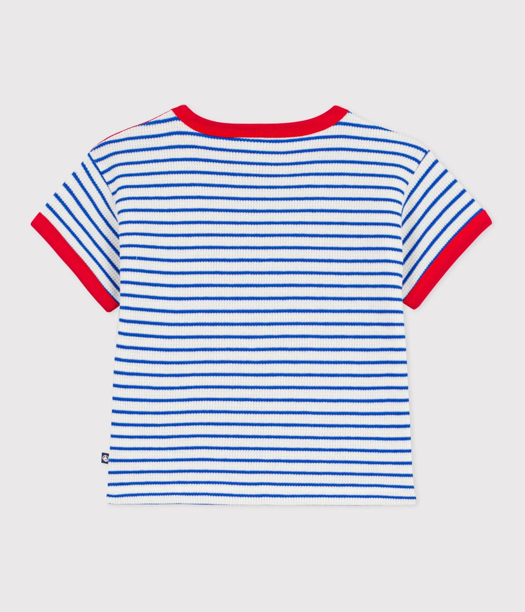 Petit Bateau Cotton Short Sleeve Stripy T-Shirt For Boys