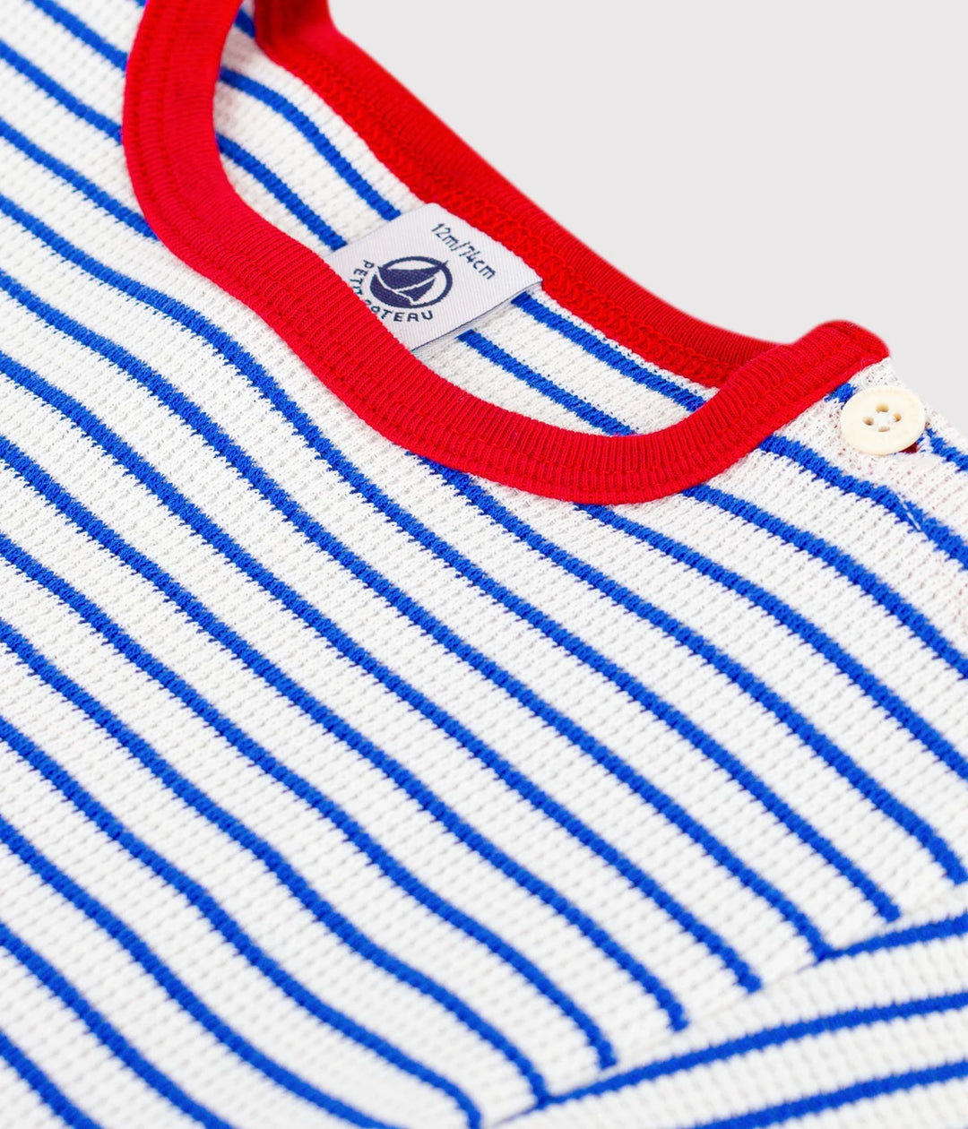 Petit Bateau Cotton Short Sleeve Stripy T-Shirt For Boys