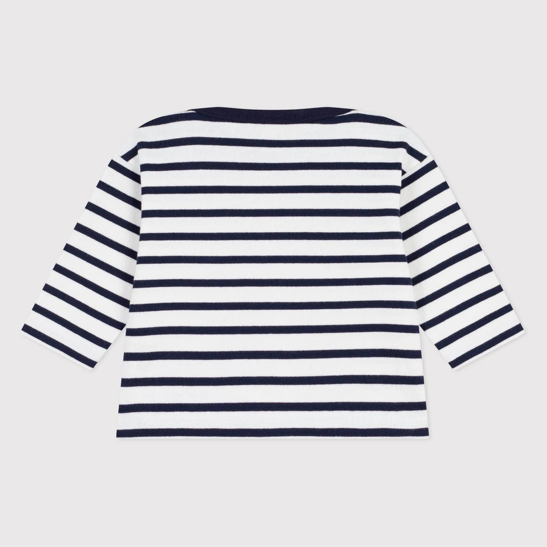 Petit Bateau Unisex Cotton Striped Jersey T-Shirt