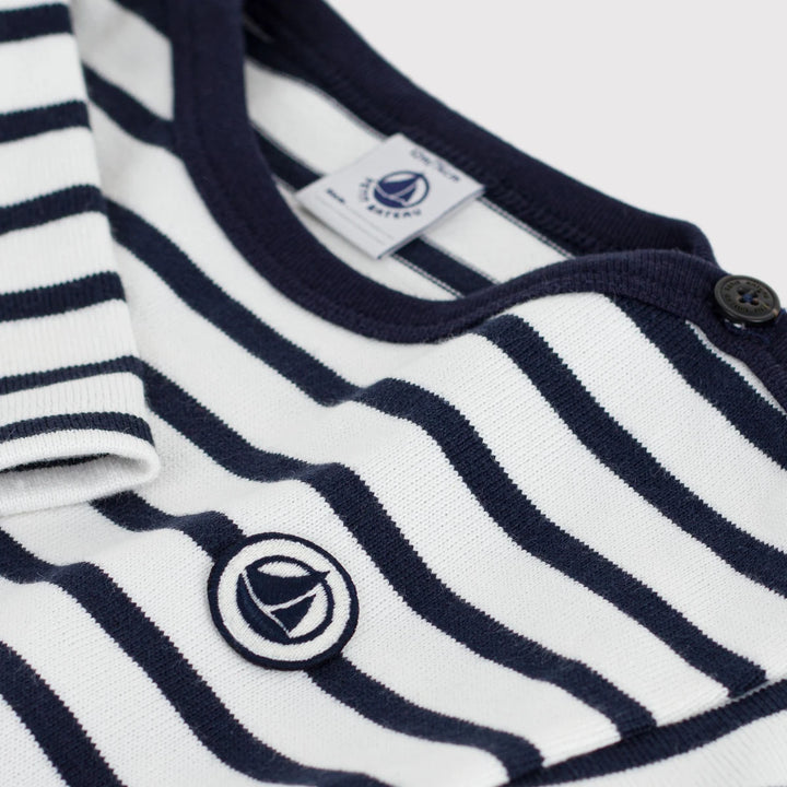 Petit Bateau Unisex Cotton Striped Jersey T-Shirt