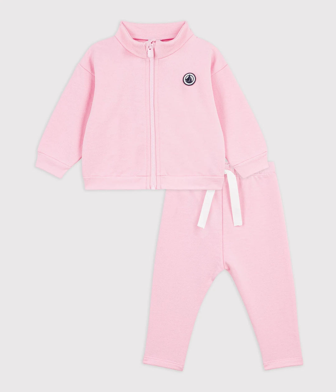Petit Bateau Cotton Sweatshirt and Trouser Outfit Set For Girls