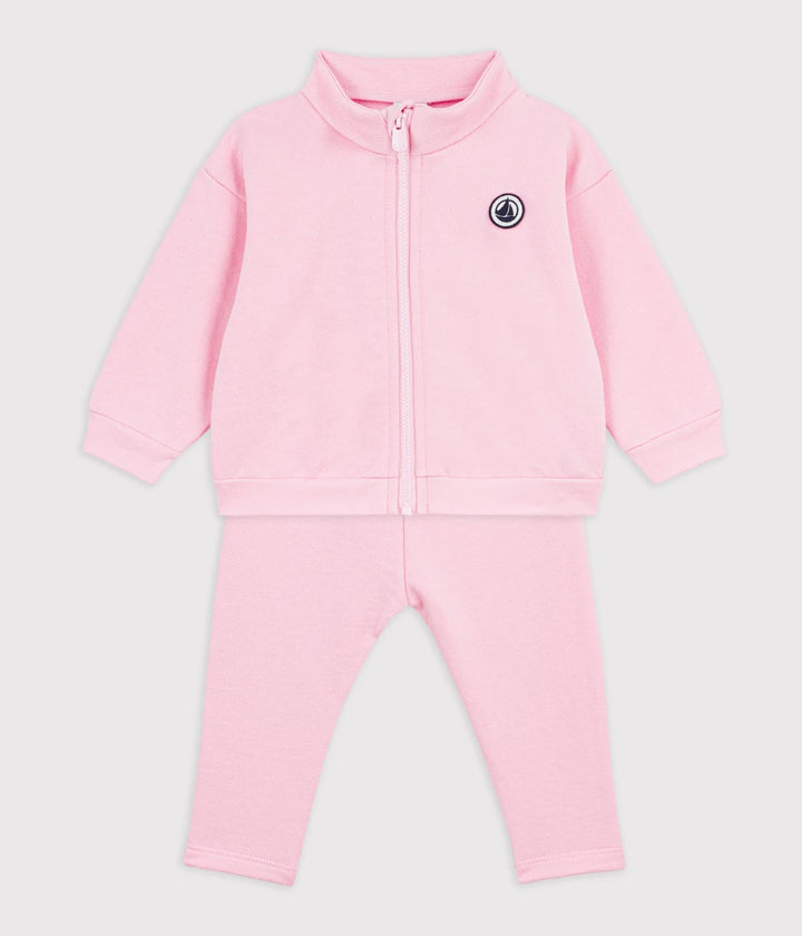 Petit Bateau Cotton Sweatshirt and Trouser Outfit Set For Girls