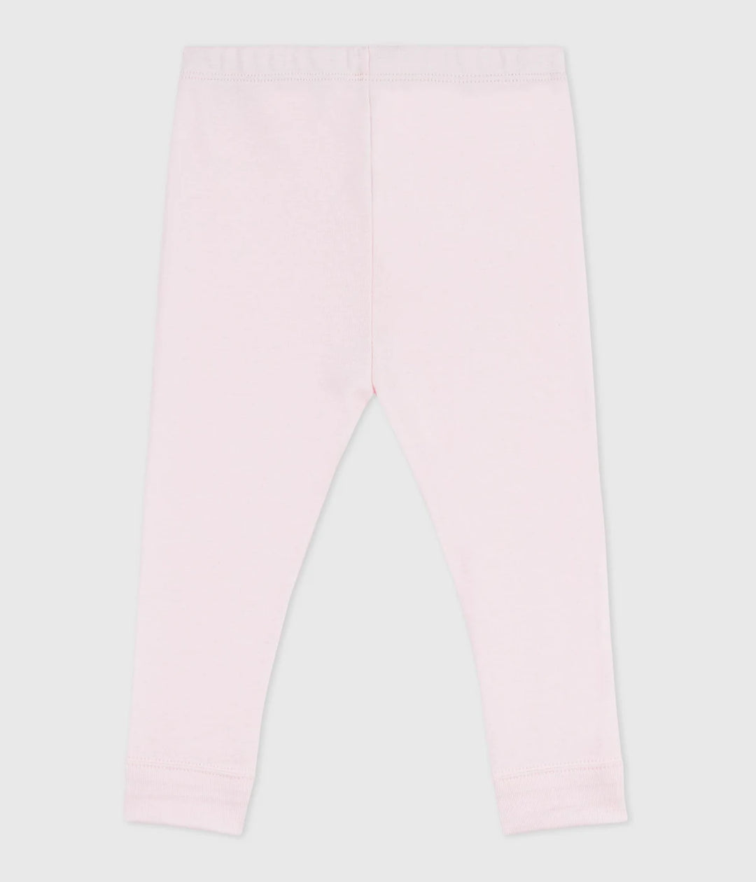 Petit Bateau Solid Cotton Leggings - Pink