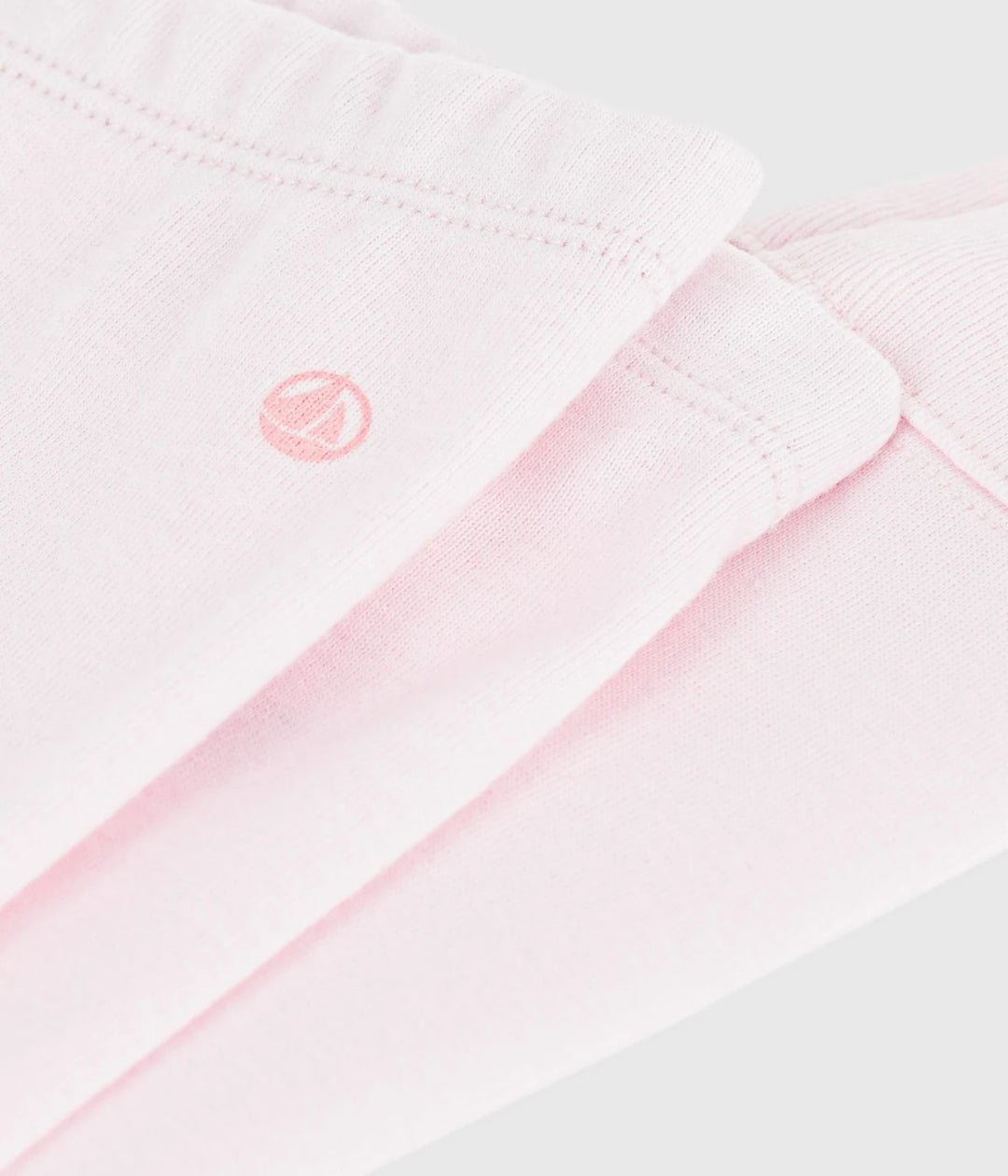 Petit Bateau Solid Cotton Leggings - Pink