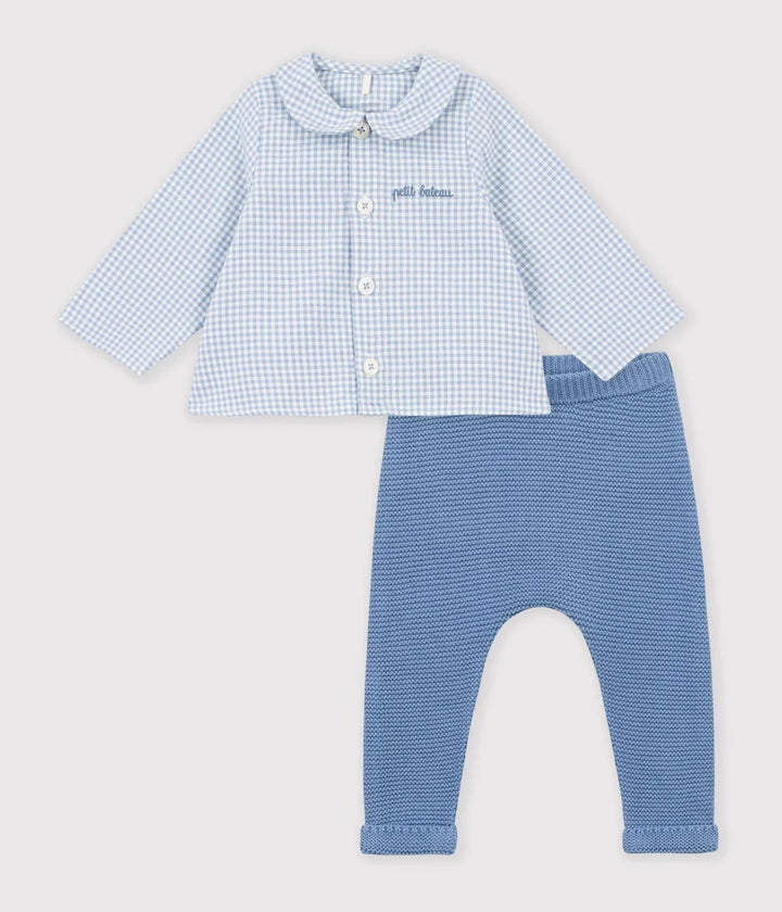 Petit Bateau Baby Unisex Outfit 2 - Piece Set