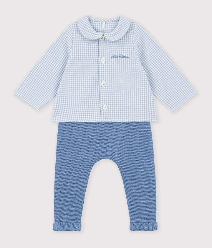 Petit Bateau Baby Unisex Outfit 2 - Piece Set