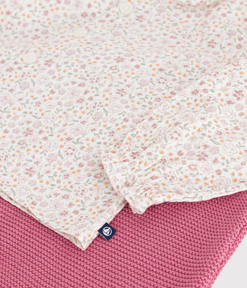 Petit Bateau Baby Girl Printed Outfit Set 2 - Piece