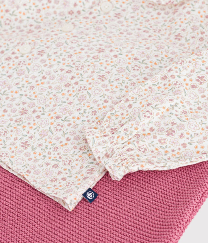 Petit Bateau Baby Girl Printed Outfit Set 2 - Piece