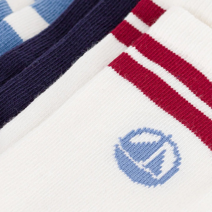 Petit Bateau Boys Jersey Socks 3-Pack