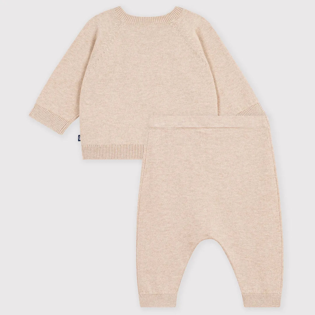 Petit Bateau Baby Unisex Knitted Outfit Set of 2-Piece