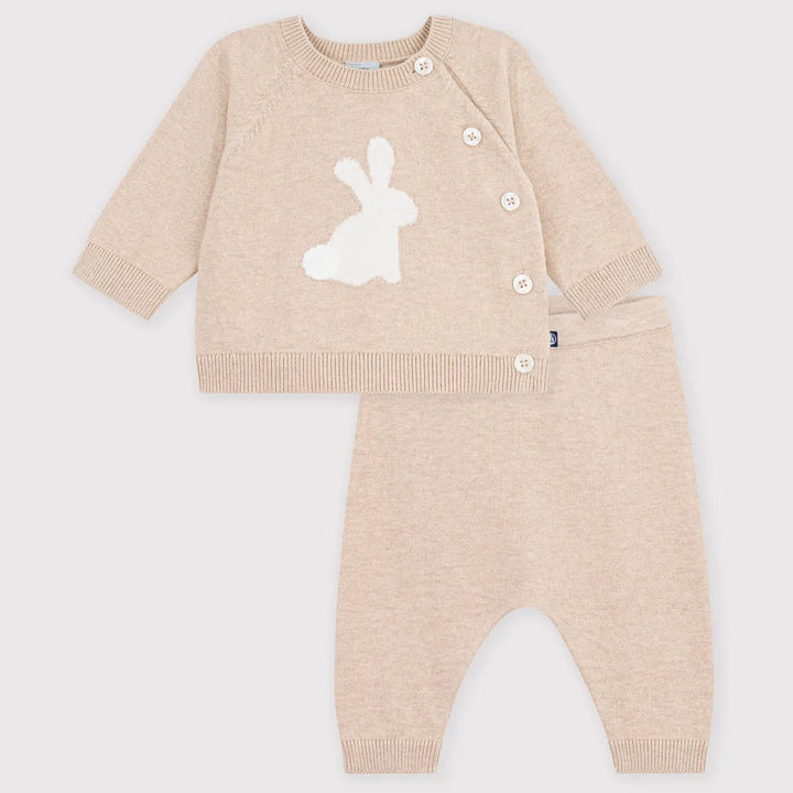 Petit Bateau Baby Unisex Knitted Outfit Set of 2-Piece