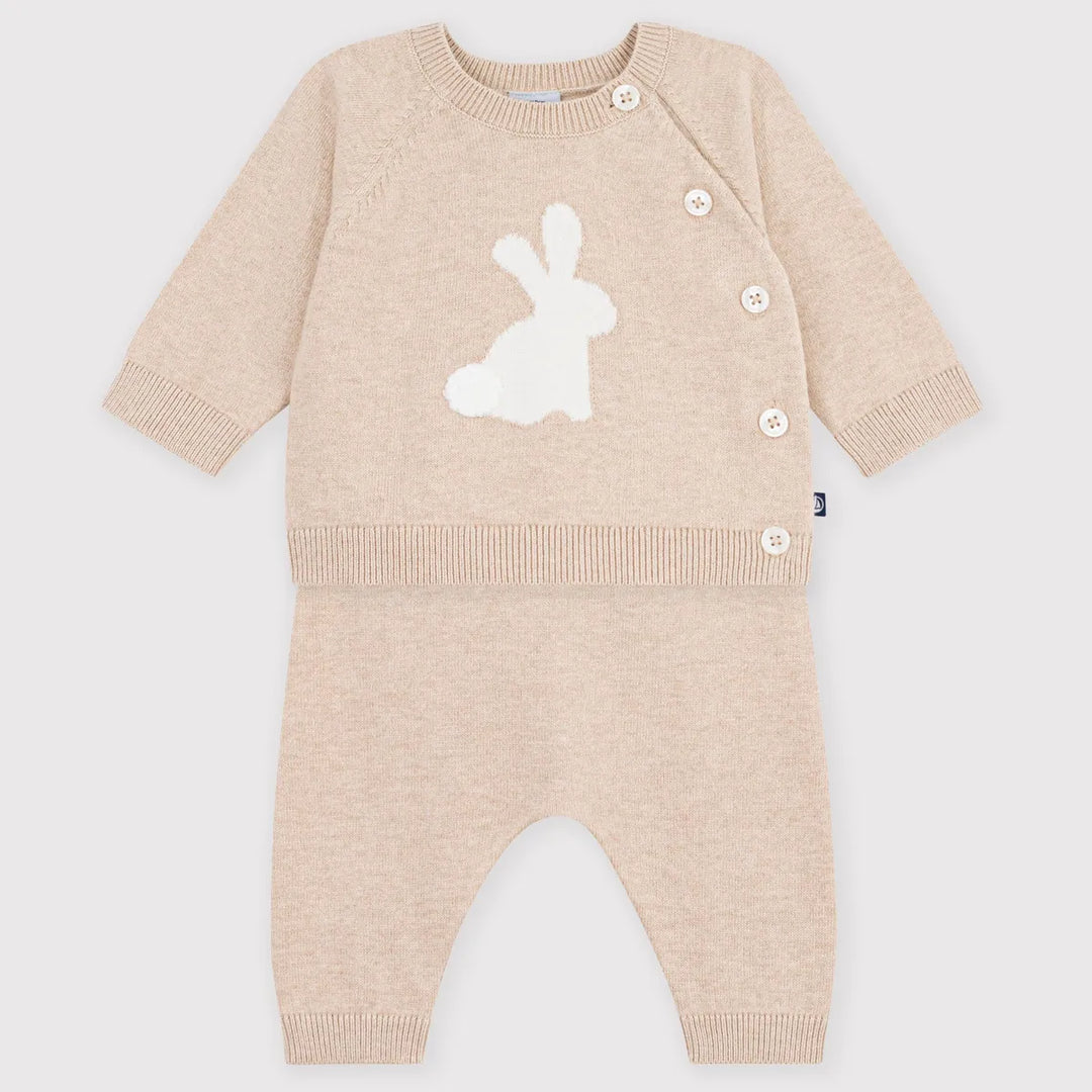 Petit Bateau Baby Unisex Knitted Outfit Set of 2-Piece
