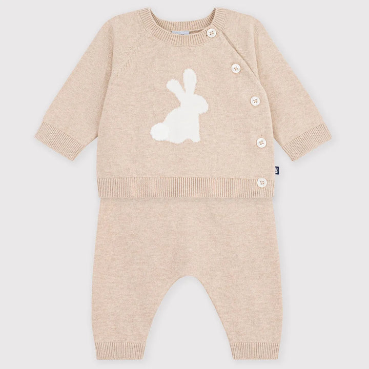 Petit Bateau Baby Unisex Knitted Outfit Set of 2-Piece