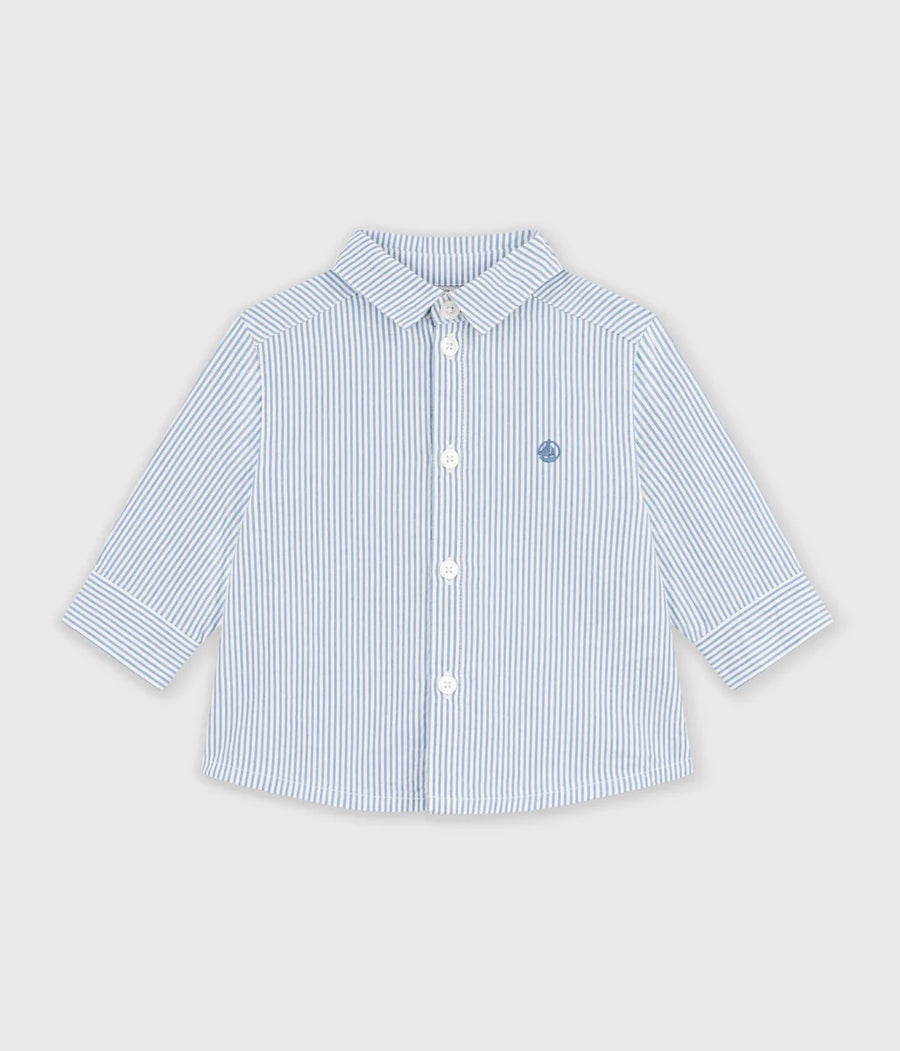 Petit Bateau Baby Boy Long Sleeve Stripy Shirt