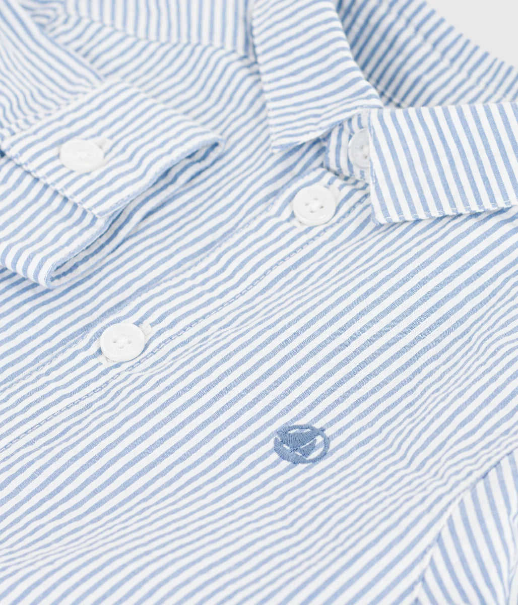 Petit Bateau Baby Boy Long Sleeve Stripy Shirt