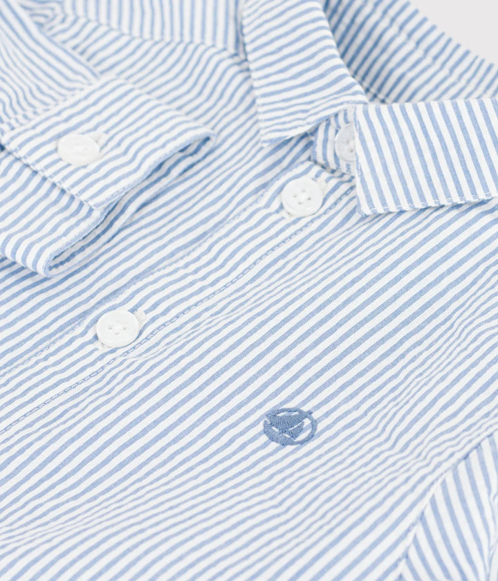 Petit Bateau Baby Boy Long Sleeve Stripy Shirt