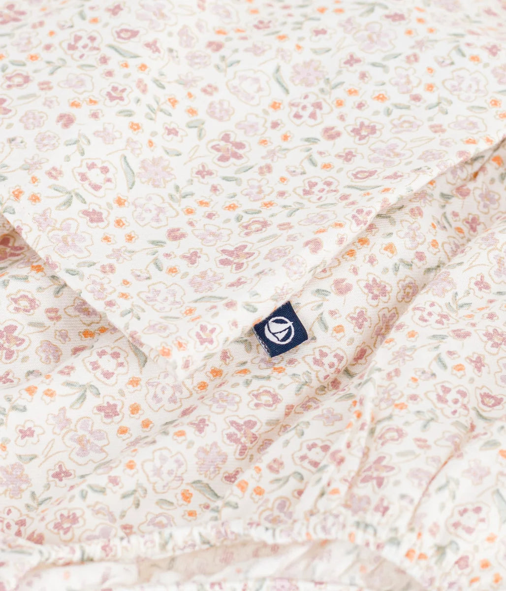 Petit Bateau Baby Girls’ Printed Dress with Matching Bloomer
